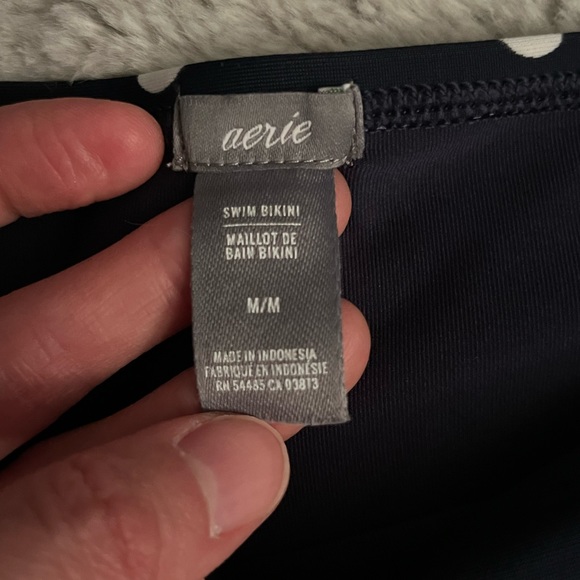 aerie navy & white polka dot bikini - Picture 5 of 5